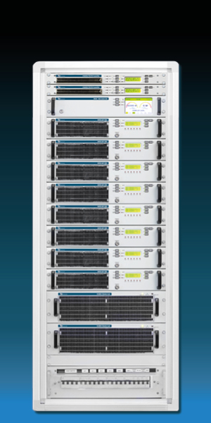 GYRUS 16KW/8 es un amplificador de RF: es un amplificador de FM de alta eficiencia enfriado por aire para aplicaciones de radio, TV, científicas, médicas, industriales y militares